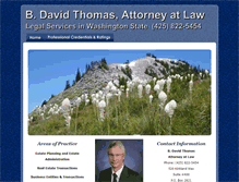 Tablet Screenshot of davidthomaslaw.com